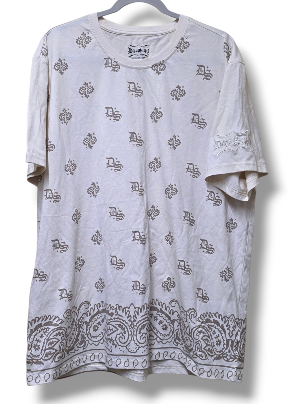 Dogg Supply by Snoop Dogg, 2X, Bandana Crew Top